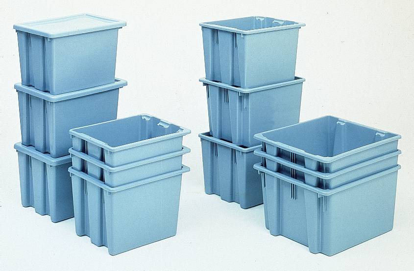 Bins can benefit retail stockrooms.